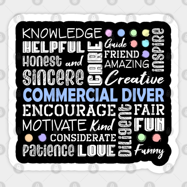 Commercial Diver Love Words Sticker by White Martian